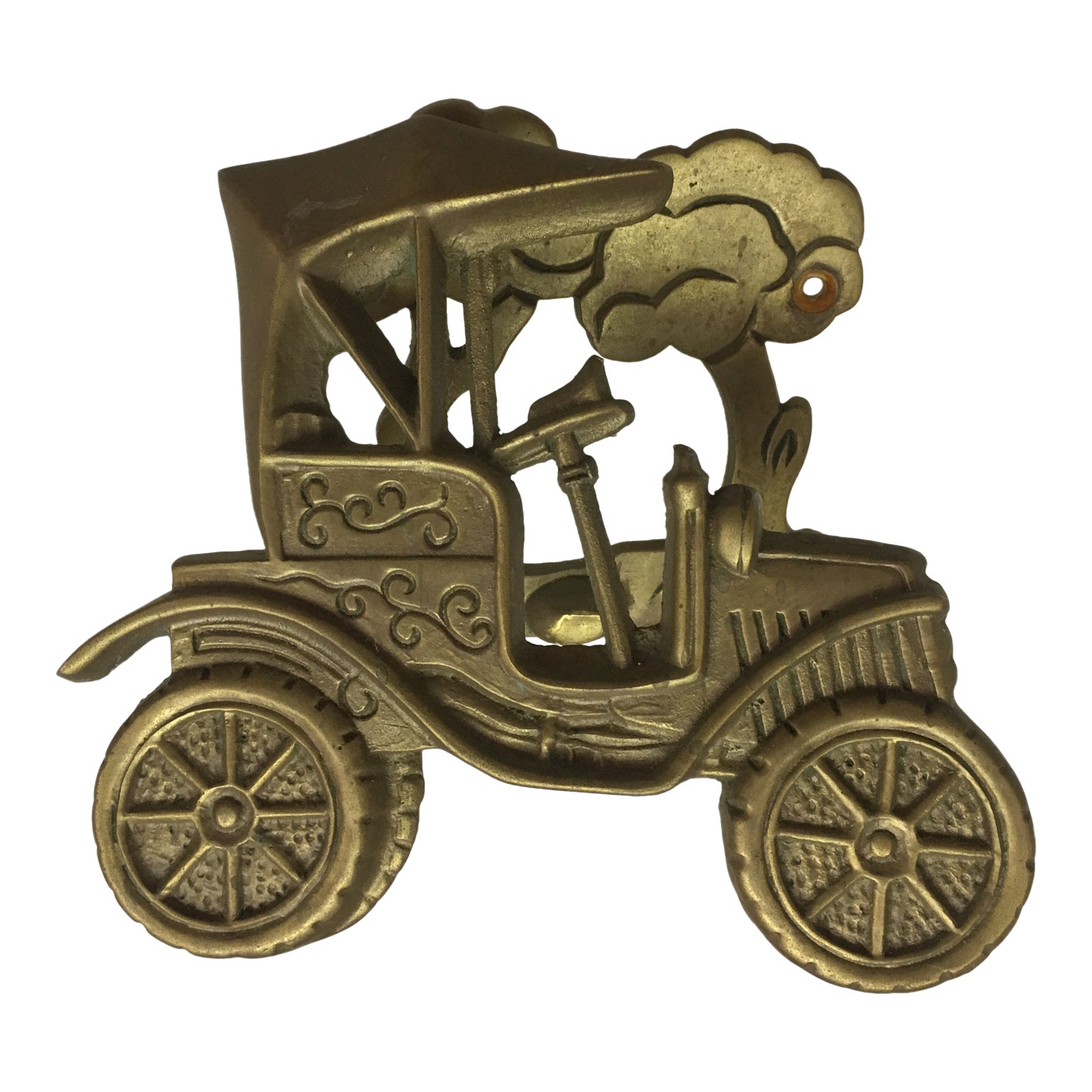 Vintage Antique Car Brass Door Knocker Chairish