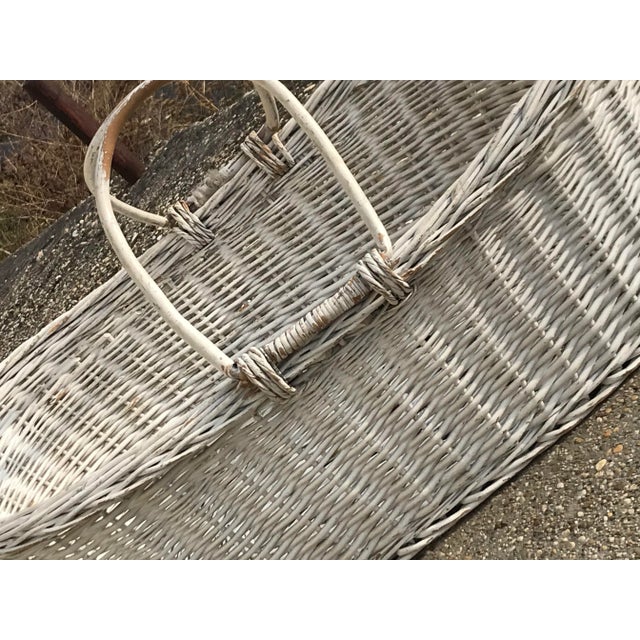 1960s Rustic Wood Basket, 1960s For Sale - Image 5 of 6