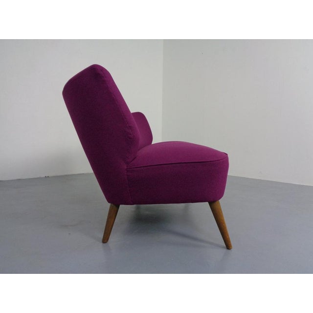 Wood German Cocktail Sofa, 1950s For Sale - Image 7 of 11