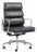 Eames for Herman Miller Tall Black Leather Desk Chair Soft Pad For Sale