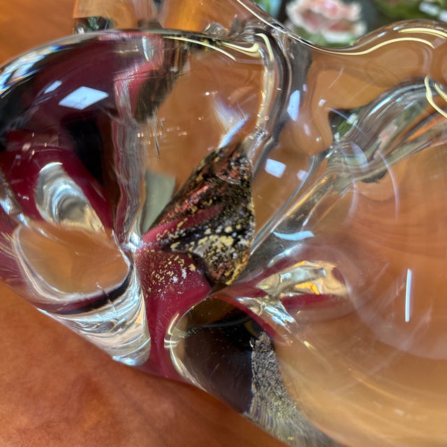 Micheal Nourot Abstract Art Glass Sculpture, Signed For Sale - Image 10 of 11