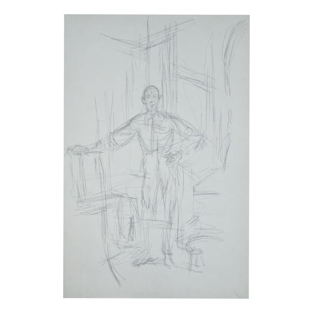 Black Alberto Giacometti, Portrait of Diego, 1963, Lithograph For Sale - Image 8 of 8