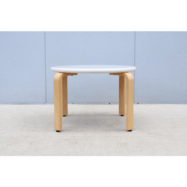Mid-Century Modern Scandinavian Modern Style Plover 30 Inch Round Coffee/Occasional Table by TMC For Sale - Image 3 of 18
