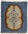 Cerulean Vintage Scandinavian Swedish Rya Rug - 03'10 X 04'05 For Sale - Image 8 of 8