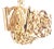 Metal 1990s Cartier Penelope Diamond Double C Three Row Yellow Gold Necklace For Sale - Image 7 of 17