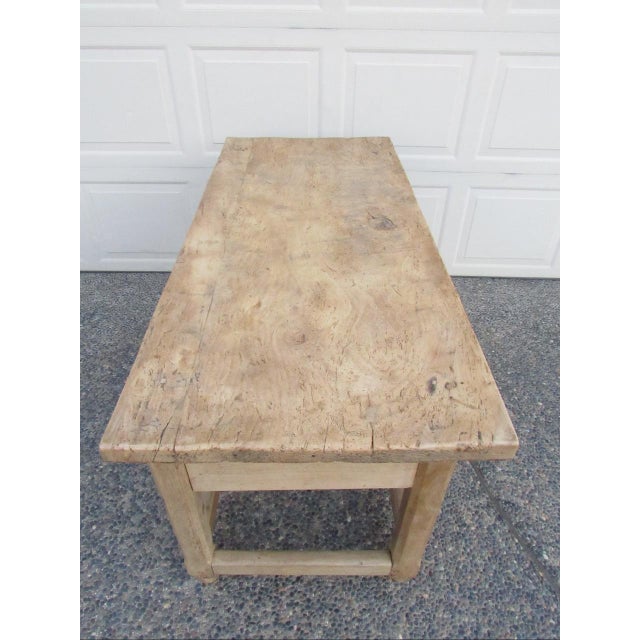 18th Century English Rustic Weathered Oak Table For Sale - Image 11 of 18