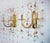 Gaetano Sciolari Italian Crystal and Gilded Brass Sconces by Gaetano Sciolari for Sciolari, 1960s, Set of 2 For Sale - Image 4 of 10