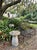 Vintage English Style Cast Stone Staddle Stone Garden Ornament For Sale - Image 9 of 10
