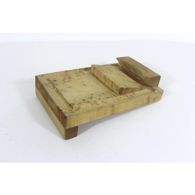 Vintage Birds Eye Maple Oyster Chucking Board Wood For Sale - Image 4 of 10