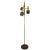 Mid-Century Modern Adjustable Floor Lamp in Brass and Brown from Raak For Sale - Image 9 of 9