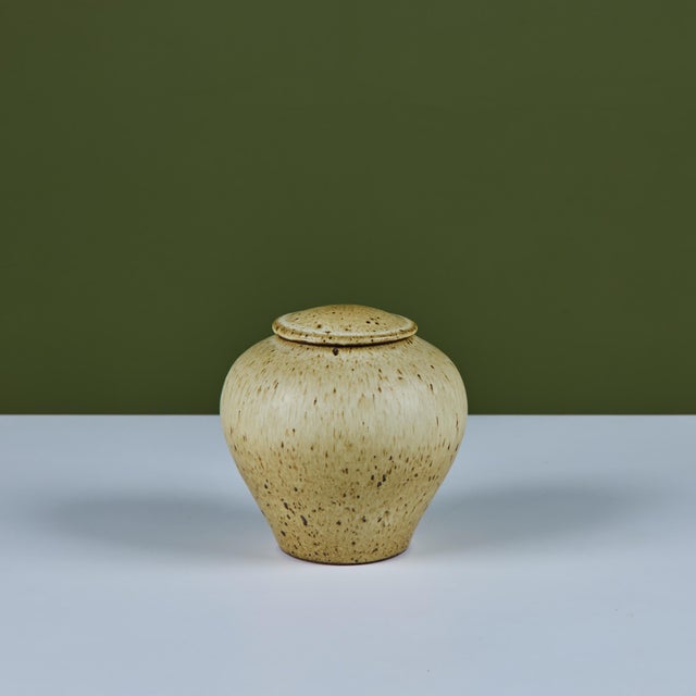 Ceramic Studio Ceramic Lidded Jar For Sale - Image 7 of 13
