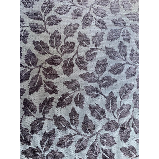 Wonderful Duralee Lavender Chenille fabric with Leaf Pattern. Content: Cotton/Rayon Width: 54 inches Length: 169 inches...
