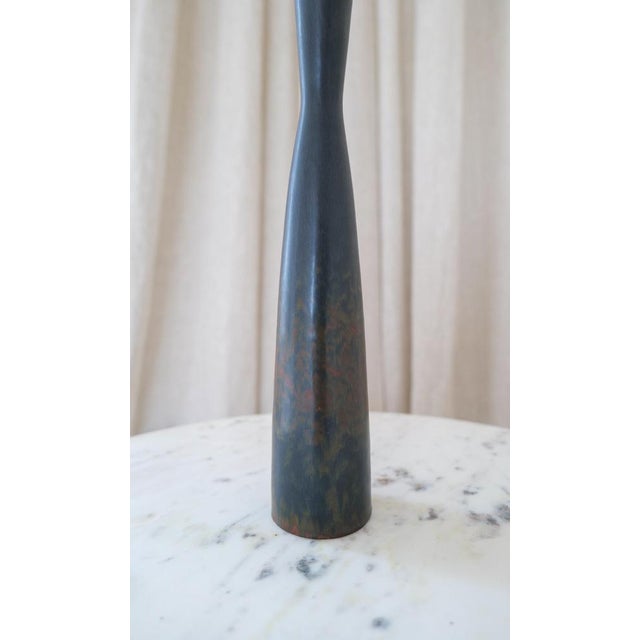 Mid-Century Modern Black Vases by Carl-Harry Stålhane for Rörstrand, 1950s, Set of 3 For Sale - Image 11 of 17