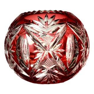 Overlay Vase from Saint Louis, 1920s For Sale