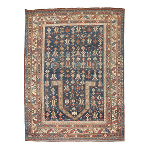 Caucasian Kuba Small Antique Prayer Rug