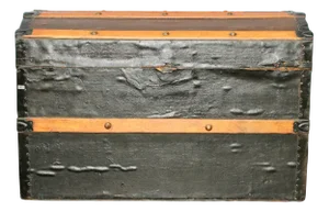 Antique Dome Top Steamer Trunk