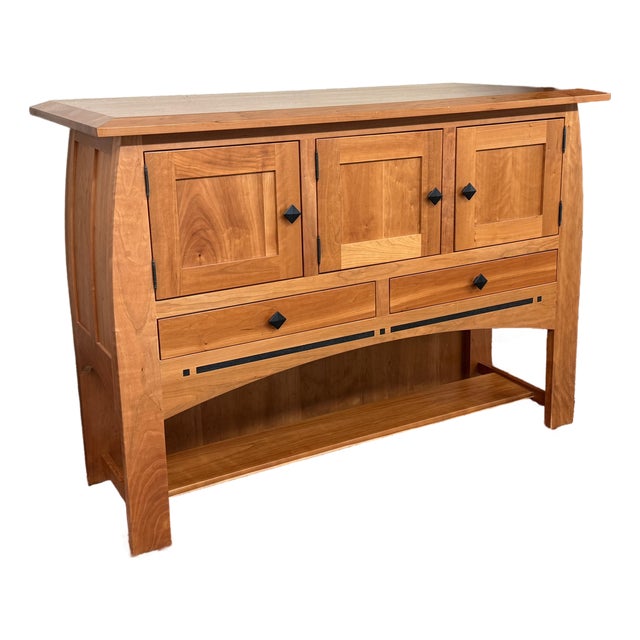 Simply Amish Aspen Open Sideboard For Sale