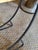 Black Wrought Iron Hoop Style Fire Log Holder For Sale - Image 8 of 12