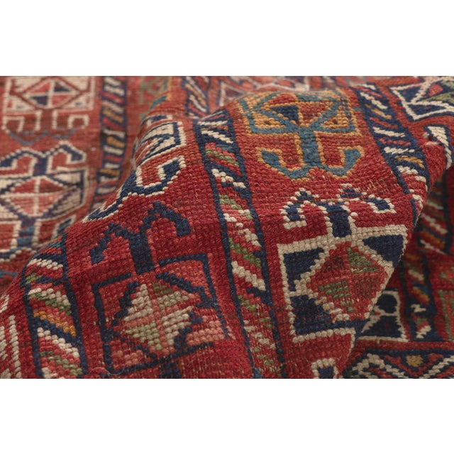 Antique Afghan Bashir Rug, 05'07 X 12'06 For Sale In Dallas - Image 6 of 10