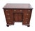 A good quality Queen Anne style oyster shell and inlaid kneehole desk. The top of the desk has three inlaid circles and is...