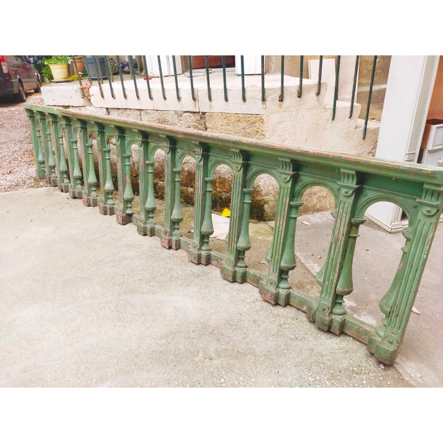 Balustrade in Wood, 1890s For Sale - Image 5 of 5