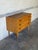 Mid-Century Modern Solid Oak Three-Drawer Dresser With Scalloped Side Panels Danish Mid-Century Modern 1970s For Sale - Image 3 of 11