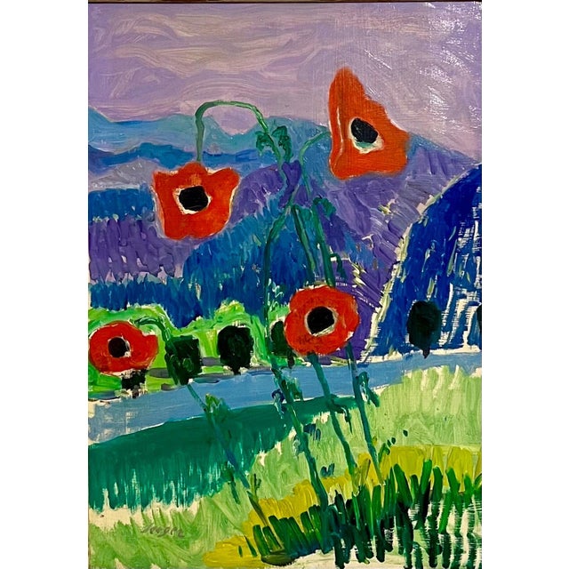 Expressionism Frederick B. Serger, French Fauvist Post Impressionist Oil Painting Frederick Serger Ecole De Paris For Sale - Image 3 of 8