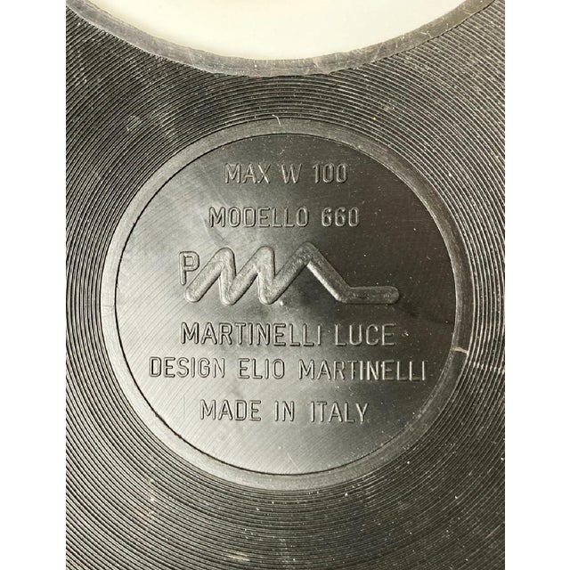 Mid-Century Modern Fungo Mod.625 Table Lamp by Elio Martinelli for Martinelli Luce, 1960s For Sale - Image 3 of 11