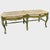 French Provincial Vintage Circa 1930s French Provencial Bench With Rush Seat For Sale - Image 3 of 18