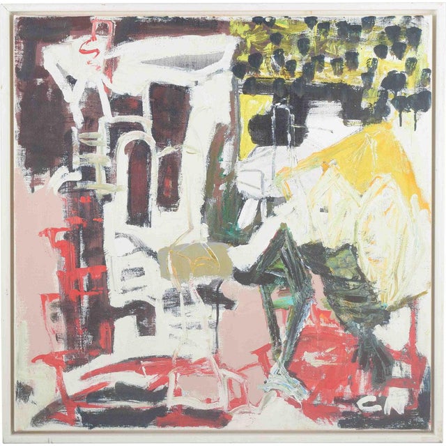 Christel Maria Nolle, Landscape, Oil on Canvas, 1995 For Sale