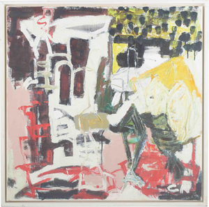 Christel Maria Nolle, Landscape, Oil on Canvas, 1995