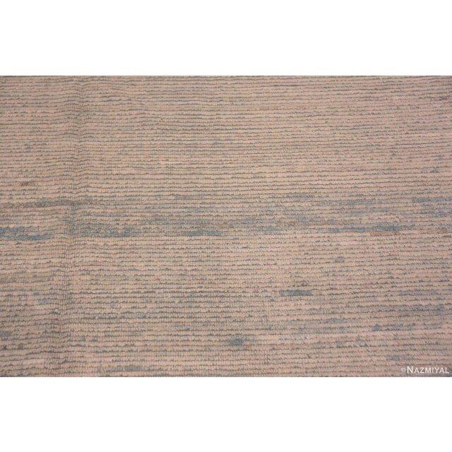 2020s Nazmiyal Collection Subtle Hues Decorative Contemporary Handmade Area Rug For Sale - Image 5 of 6