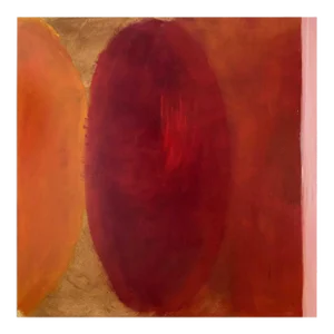 Contemporary Abstract Oil and Earth on Canvas Painting "Movement Ii" by Paul Landauer