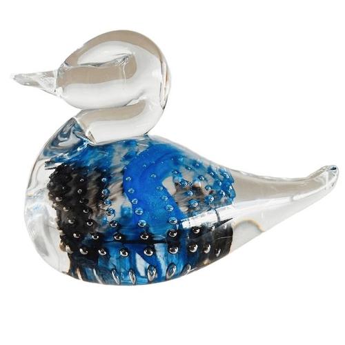 Vintage Glass Duck Figurines from FM Konstglas Ronneby, 1970s, Set of 2 For Sale - Image 6 of 12