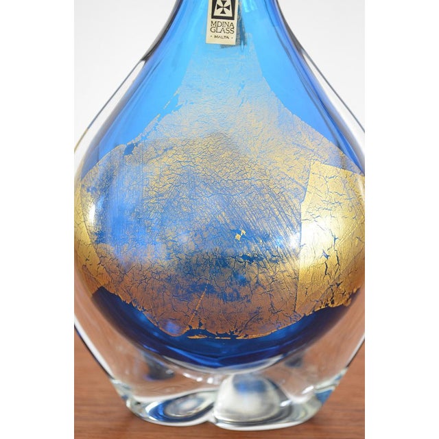 1970s Glass Maltese Vase by Michael Harris for Mdina, 1970s For Sale - Image 5 of 6