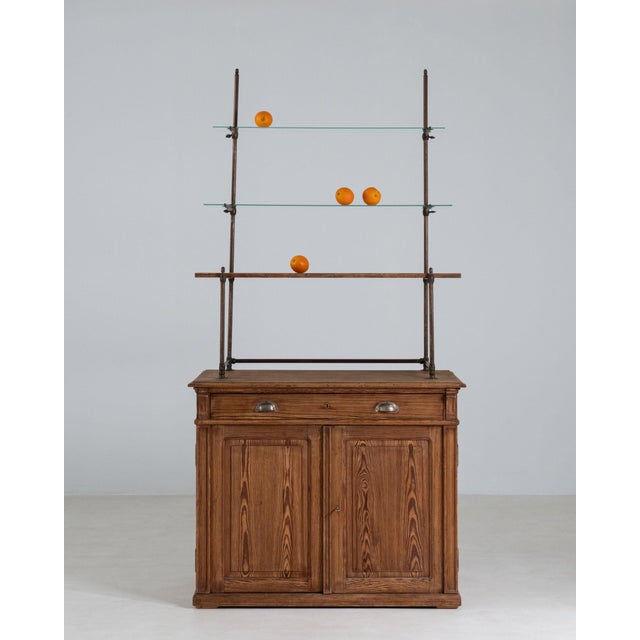 19th Century 19th Century France Brown Wood Storage Cabinets & Cupboards For Sale - Image 5 of 11