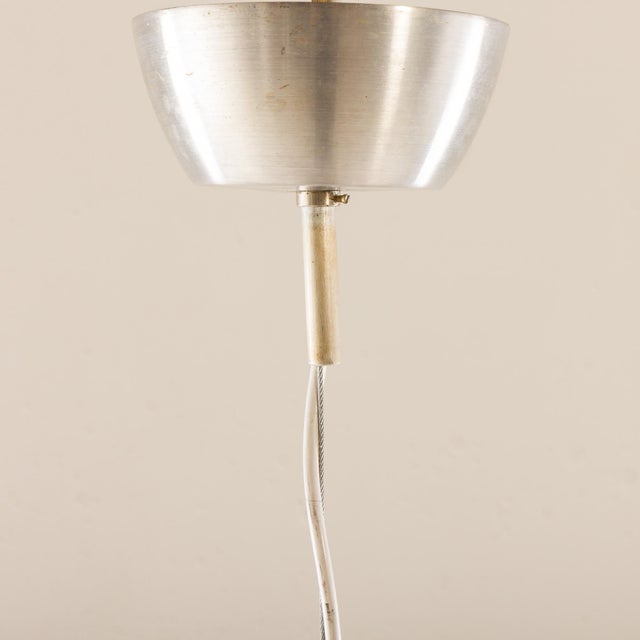 Ivory Large Pedant Lamp by Pia Gudietti Cripa for Lumi Milano, Italy, 1970s For Sale - Image 8 of 13