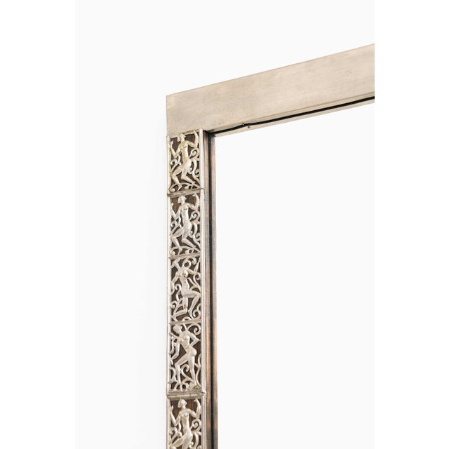 Mirror in Pewter by David Wretling, 1920s For Sale - Image 3 of 5