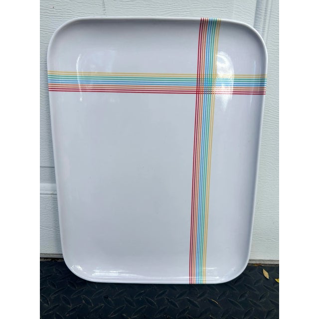Contemporary 1990s Contemporary Rainbow Serving Tray For Sale - Image 3 of 4