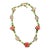 Vintage German Tutti Frutti Style Necklace For Sale