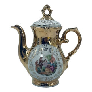 Italian Porcelain Tea Pot, 1969 For Sale