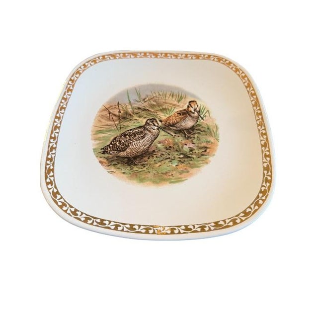 French Set of 12 Vintage Longchamp French Pheasant Plates For Sale - Image 3 of 6