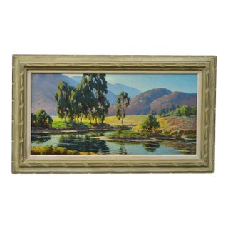 Jack Macartney Summer Landscape, Laguna Beach Oil on Canvas For Sale