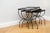 Black French Nesting Tables, 1950s, Set of 3 For Sale - Image 8 of 9