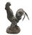 Metal Vintage Cast Iron Country Rooster Garden Statue For Sale - Image 7 of 12