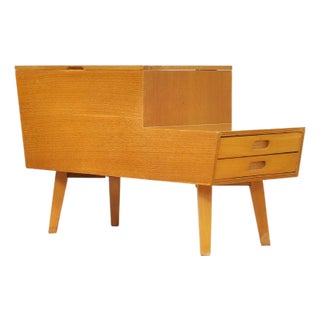 1960s Mid Century Sewing Box Side Table by Vanson Furniture For Sale
