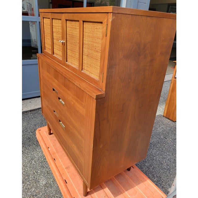 Mid-Century Modern 1964 American of Martinville Gentleman's Chest by Merton Gershun For Sale - Image 3 of 9