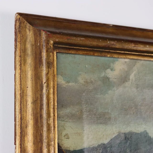 Cattle and Shepherdess, Oil on Canvas, Framed For Sale - Image 10 of 13