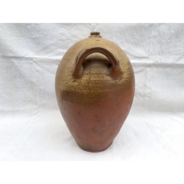 Early 20th Century Antique French Stoneware Vinegar Jar / Floor Vase, Poitou, C. 1900 For Sale - Image 5 of 18