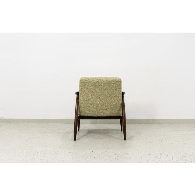 Wood Mid-Century GFM 87 Armchair by Juliusz Kędziorek for GFM, Poland, 1960s For Sale - Image 7 of 16